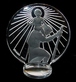 Lalique St. Christopher Mascot