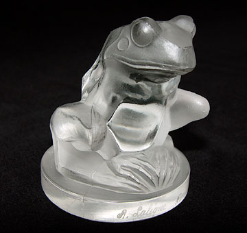 Lalique Frog Mascot