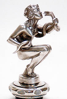 Egyptian Nude holding Snake