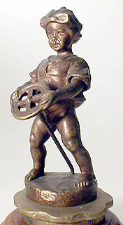 Boy with Steering Wheel - Front
